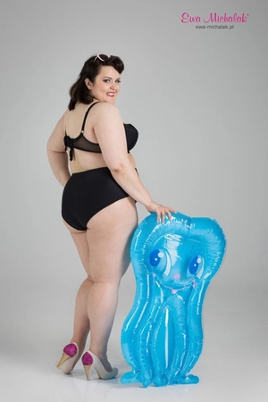 Bra padded black PL Bra for Swimsiut Czarna Mamba