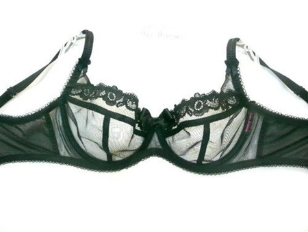 Bra soft black SM Czarna Mgiełka