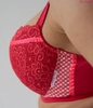 Bra padded coral S Kratkaceratka