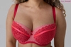 Bra padded coral S Kratkaceratka