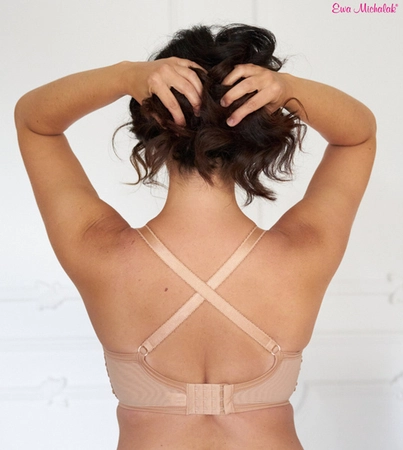 Bra soft dark beige PLM Rozeta Nugatowa