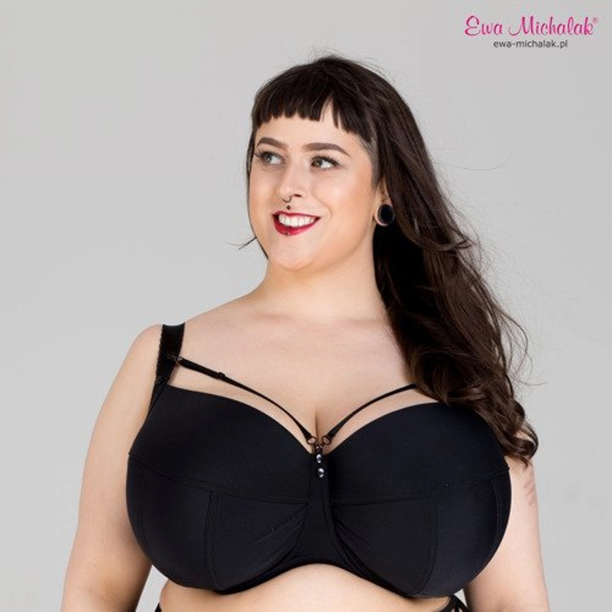 Bra semi-soft black FB Bra for Swimsiut Czarna Mamba