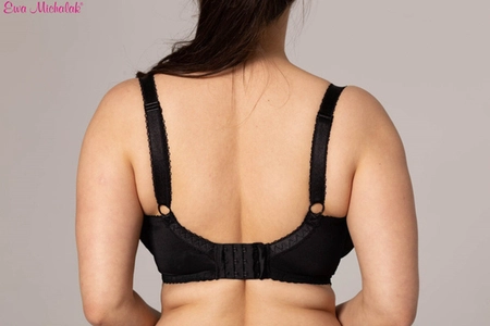Bra soft black KM-BM Koronkowy Tulipan