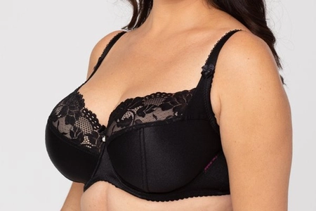 Soft bra black BM Bibi czarny Tulipan