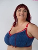 Top without underwire blue with red Top FB Country