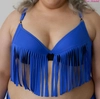 Bra soft blue with black PLM Bra for Swimsuit Charleston