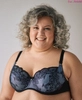 Bra soft black with blue BML Blue Bella