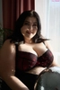 Bra padded black with red PL Basia