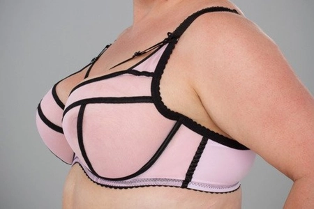 Bra soft pink with black SM Prototype No. 52