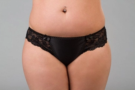 Thong Bibi czarny Tulipan