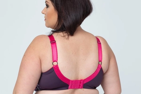 Bra semi-soft purple multicolor FB Marilyn M.