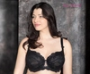 Bra soft black BM Koronkowy Tulipan