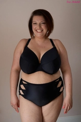 Bra semi-soft black FB-PL Swimsuit Czarna Mamba