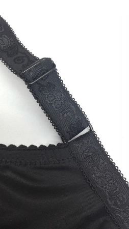 Bra semi-soft black SF Czarny Gładzioch