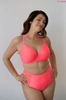 Bra soft coral/pink PLM Bra for Swimsuit Wściekły Koral