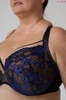 Bra semi-soft navy blue with beige FB-PL Mystery 