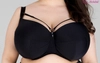 Bra semi-soft black FB Bra for Swimsiut Czarna Mamba 