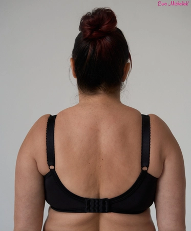 Bra semi-soft black with red FB-PL Red Bella