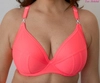 Bra soft coral/pink PLM Bra for Swimsuit Wściekły Koral