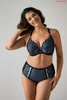 Bra soft black with blue PLM Blue Bella