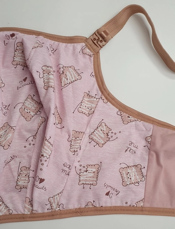 Top without underwire beige Top FB Prototype No. 84