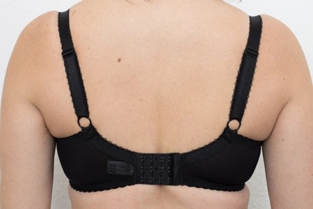 Bra soft black BM Koronkowy Tulipan
