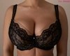 Bra padded black with cappuccino PL Cappuccinka