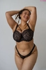 Bra padded black with cappuccino PL Cappucci