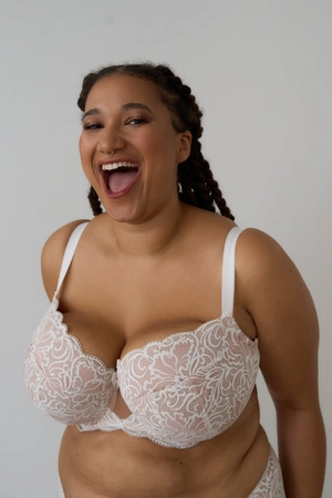 Bra padded ecru PL Antonina Classic