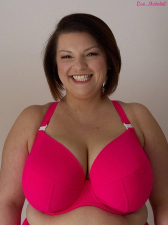 Bra semi-soft neon pink FB-PL Swimsuit Holidays