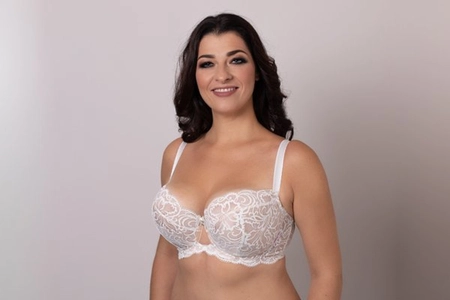 Bra padded ecru S Antonina