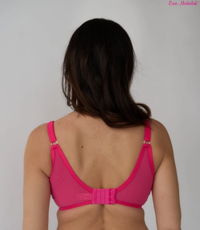 Top without underwires pink Cotton Sleeping Top Owocycki