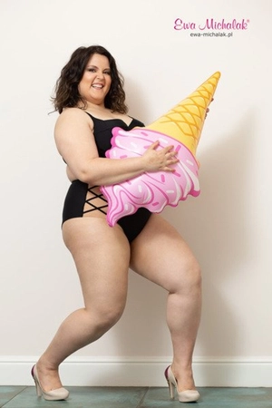 Bra semi-soft black SF Swimsiut Czarna Mamba