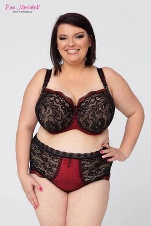 Bra semi-soft black with red FB Czardasz