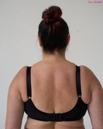 Bra semi-soft navy blue with beige FB-PL Mystery