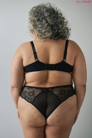 Bra soft black with beige BML Bella