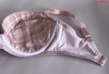 Bra padded powder pink S Brzask