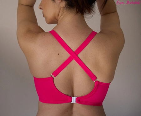 Bra semi-soft neon pink SFL Swimsiut Holidays