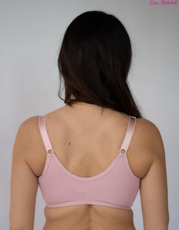 Powder pink underwired top fastened at the front Top Kliklak Pink