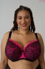 Bra semi-soft black magenta FB-PL Rose Gold