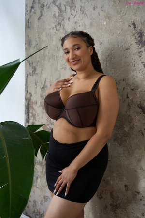 Bra semi-soft brown FB-PL Brown Dark