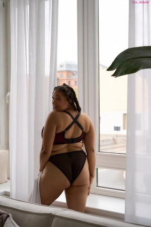 Bra semi-soft black and red FB-PL Miej dzień