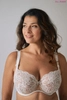 Soft bra ecru for correction of asymmetry HBM Antonina