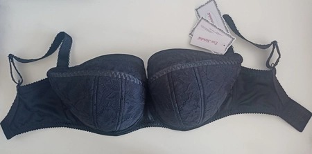 Padded black bra S Prototype No. 55