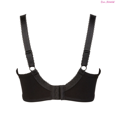 Bra padded black with pink PL Kasia