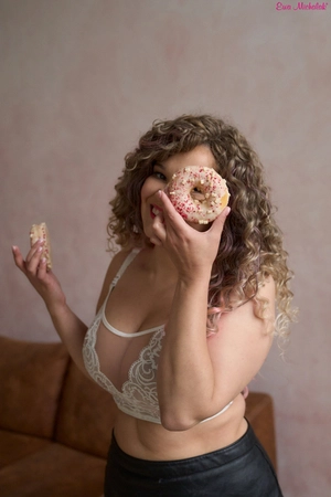 Top without underwire ecru Top Antonina