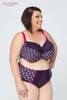 Bra semi-soft purple multicolor FB Marilyn M.