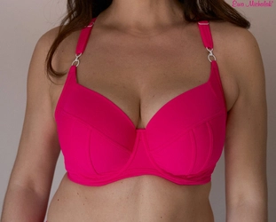 Bra semi-soft neon pink SFL Swimsiut Holidays