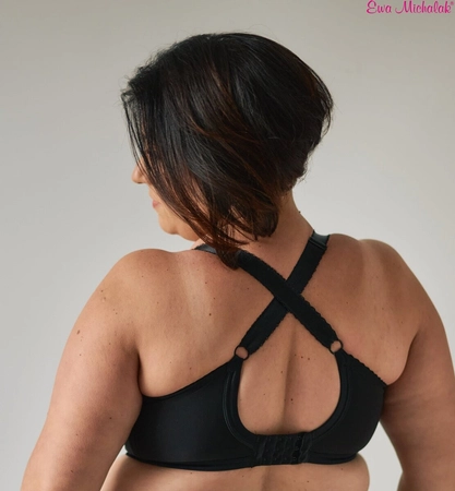 Bra semi-soft black with beige FB-PL Bella