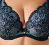 Bra soft black with blue PLM Blue Bella